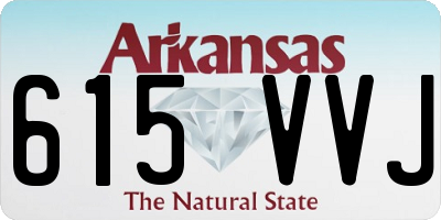 AR license plate 615VVJ