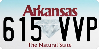 AR license plate 615VVP
