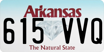 AR license plate 615VVQ