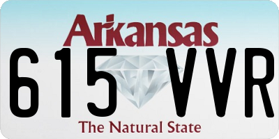 AR license plate 615VVR