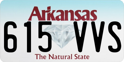 AR license plate 615VVS