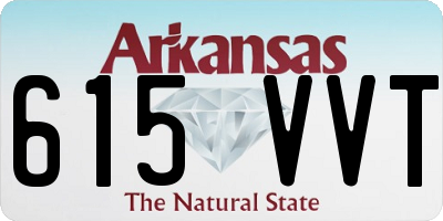 AR license plate 615VVT