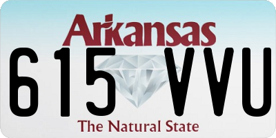 AR license plate 615VVU