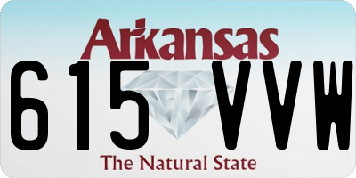 AR license plate 615VVW