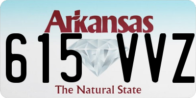 AR license plate 615VVZ