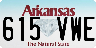 AR license plate 615VWE