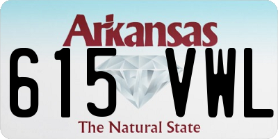 AR license plate 615VWL