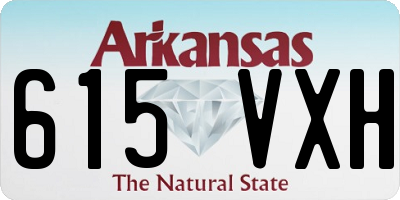 AR license plate 615VXH