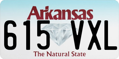 AR license plate 615VXL