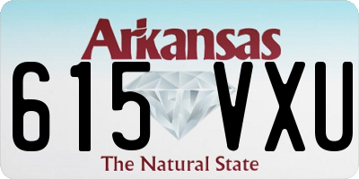 AR license plate 615VXU