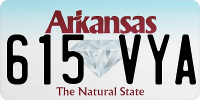 AR license plate 615VYA