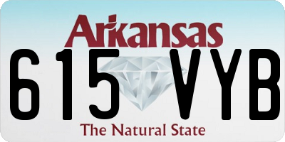 AR license plate 615VYB