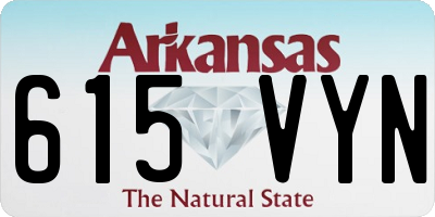 AR license plate 615VYN