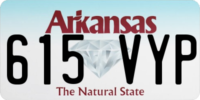 AR license plate 615VYP