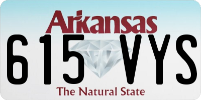 AR license plate 615VYS