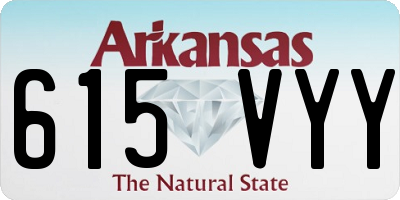 AR license plate 615VYY