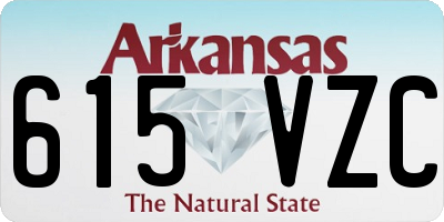 AR license plate 615VZC