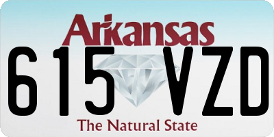 AR license plate 615VZD