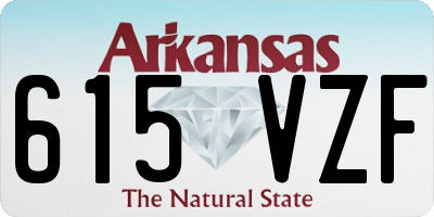 AR license plate 615VZF