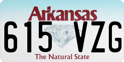 AR license plate 615VZG