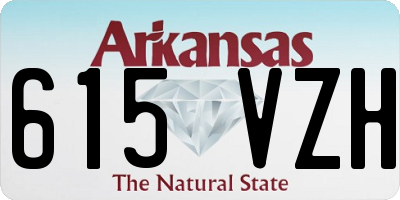 AR license plate 615VZH