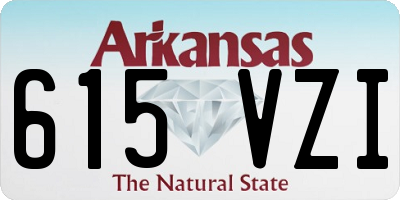 AR license plate 615VZI