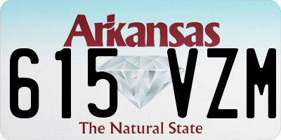 AR license plate 615VZM