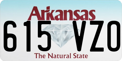 AR license plate 615VZO