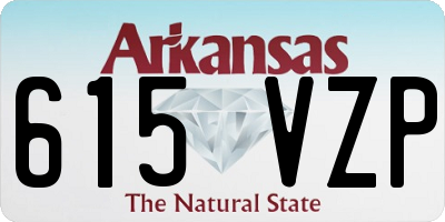 AR license plate 615VZP