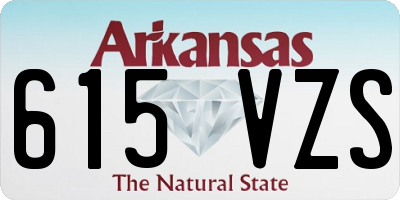 AR license plate 615VZS