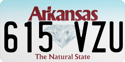 AR license plate 615VZU