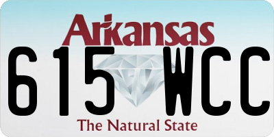 AR license plate 615WCC