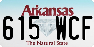 AR license plate 615WCF