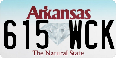 AR license plate 615WCK