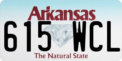 AR license plate 615WCL