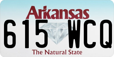 AR license plate 615WCQ