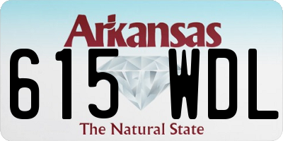 AR license plate 615WDL