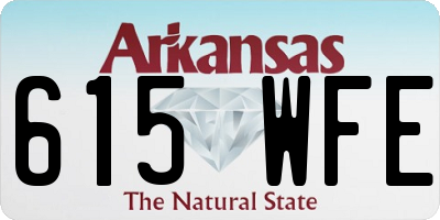 AR license plate 615WFE