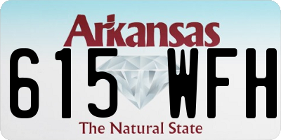 AR license plate 615WFH