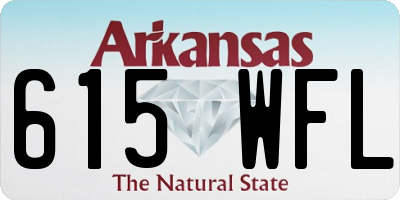 AR license plate 615WFL