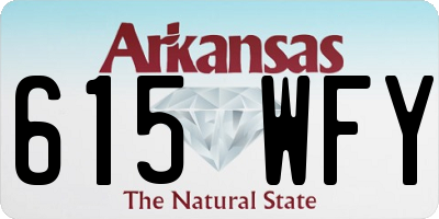 AR license plate 615WFY