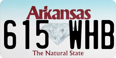 AR license plate 615WHB