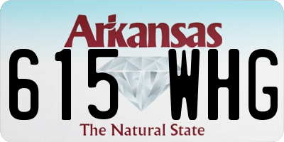 AR license plate 615WHG