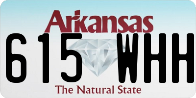 AR license plate 615WHH
