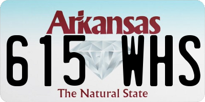 AR license plate 615WHS