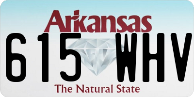 AR license plate 615WHV