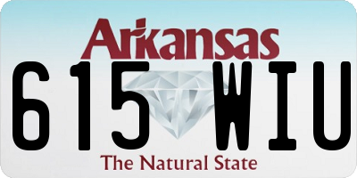 AR license plate 615WIU