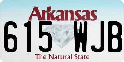 AR license plate 615WJB