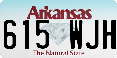 AR license plate 615WJH