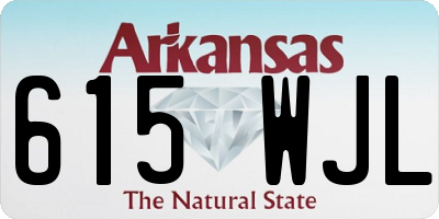 AR license plate 615WJL
